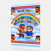 Rex and hoot ABC rainbow classroom premium 45 five (Angle)