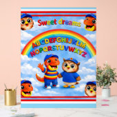 Rex and hoot ABC rainbow classroom premium 45 five (Mariage)