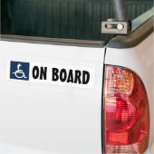 Rex Bumpersticker rolstoel (Op Truck)