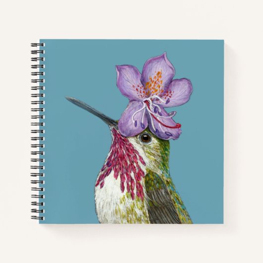 Rex, carnet de colibris calliope (Devant)