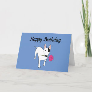 Rex de tv-terriër Happy Birthday Kaart