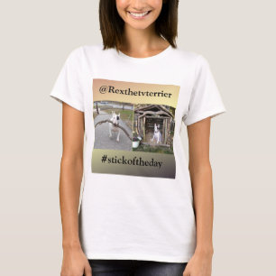 Rex de tv-zender op het T-shirt day/Fort Rex