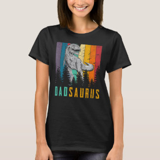Rex Dinosaur Dad Saurus Family Matching Fathers T-shirt