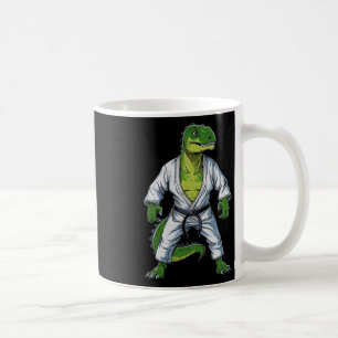 Rex Dinosaur Martial Arts Martial Artist Jiu-jitsu Koffiemok