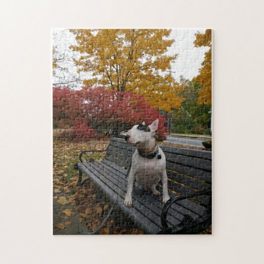 Rex en automne puzzle puzzle (Vertical)