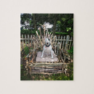 Rex en Throne puzzle Legpuzzel