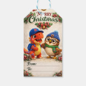 rex hoot cadeaulabel (Achterkant)