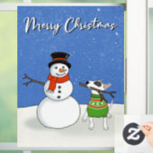 Rex-kerstraamkoeling Raamsticker (Huis)