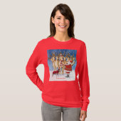 Rex-kerstT-shirt T-shirt (Voorkant volledig)