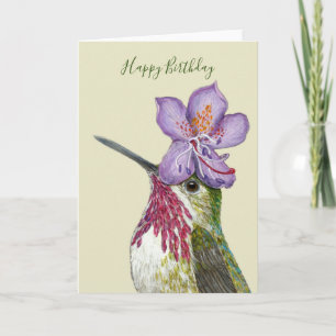 Rex la carte de colibri de calliope