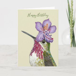 Rex la carte de colibri de calliope