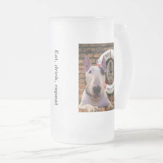 Rex La TV Terrier Frosty Mug (Devant droit)