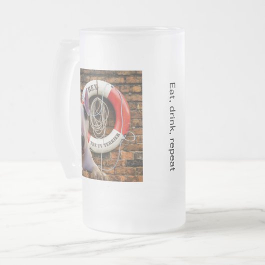 Rex La TV Terrier Frosty Mug (Devant gauche)