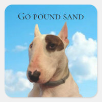 Rex La TV Terrier Go Pound Stickers Sable