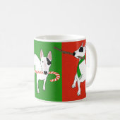Rex La TV Terrier Joyeux Fêtes Mug (Devant droit)