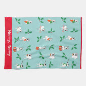 Rex La TV Terrier "Joyeux, Joyeux" Serviette Plat (Horizontal)