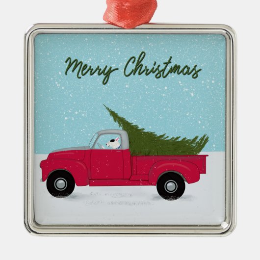 Rex La TV Terrier Joyeux ornement de Noël (Devant)