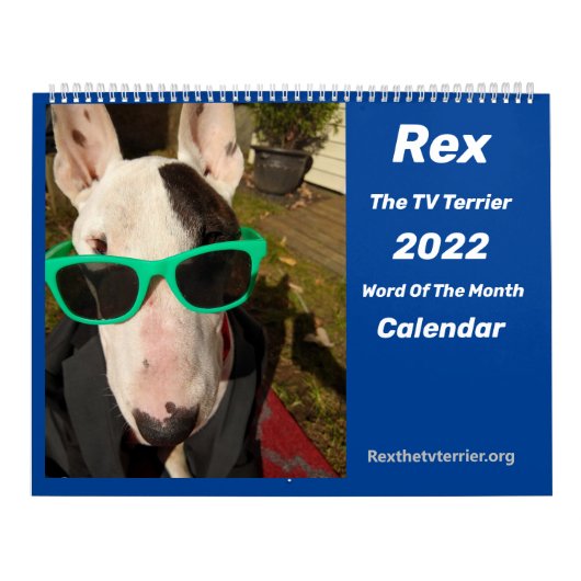Rex La TV Terrier Parole du mois 2022 Calendrier (Protection)