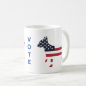 Rex La TV Terrier Vote Mug (Devant droit)