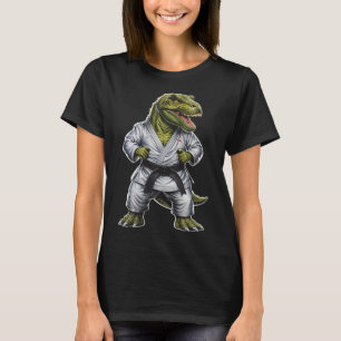 Rex Martial Arts Dinosaurus Karate Jiu-jitsu Ninja T-shirt