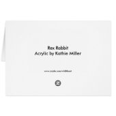 Rex Rabbit (Achterkant Horizontaal)
