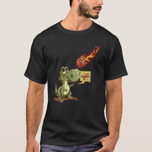 Rex Rock Paper Scissors Comet T-shirt (Voorkant)