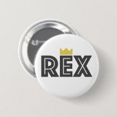 Rex Ronde Button 5,7 Cm (Voorkant /achterkant)