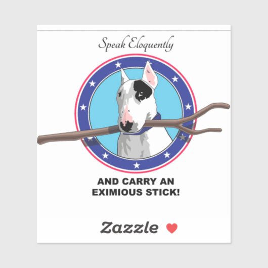 Rex Spreek Eloquently vinyl stickers (Vel)