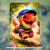 Rex, the dinosaur playtime fun vibrant vertical nu (Neutre)