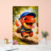 Rex, the dinosaur playtime fun vibrant vertical nu (Mariage)