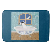 Rex the TV Terrier Bath Night Bath Mat