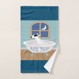 Rex the TV Terrier Bath Night hand towel Handdoek