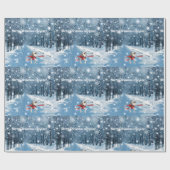 Rex the TV Terrier-kerstomslag Cadeaupapier (Vlak)