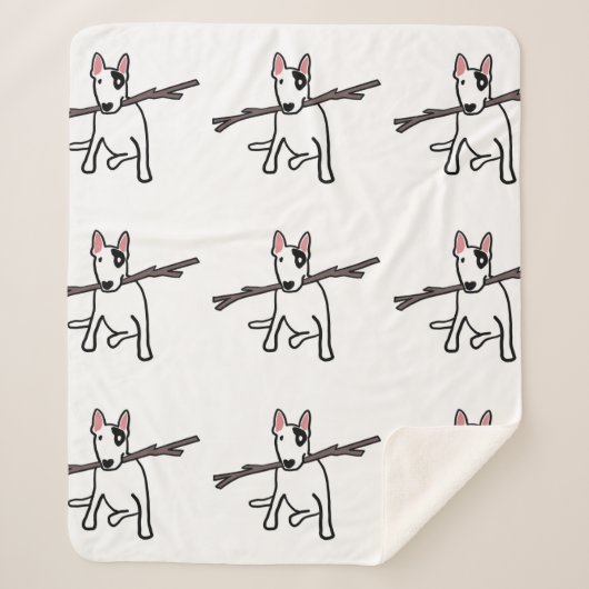 Rex the TV Terrier Sherpa.Blanket Sherpa Deken (Voorkant)