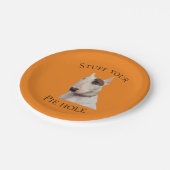 Rex The TV Terrier Stuffez votre assiette de trou  (Angle)