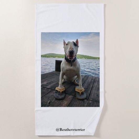 Rex the TV Terrier Summer-handdoek Strandlaken (Voorkant)