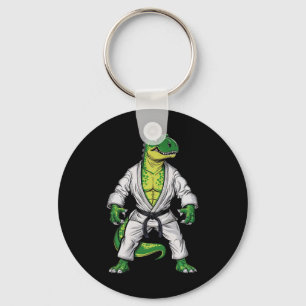 Rex Vechtkunst Dinosaurus Jiu-jitsu Bjj Karate  Sleutelhanger