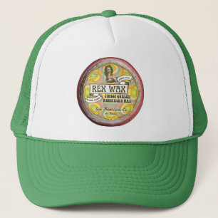 Rex Wax: Handmade Mustache Wax Green Trucker Hat Pet