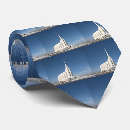 Rexburg LDS Temple Stropdas (Opgerold)