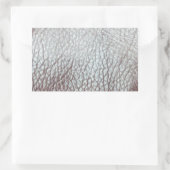 Rexine textuur rechthoekige sticker (Tas)