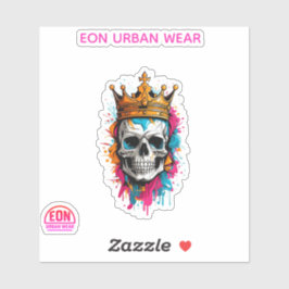 REY CALAVERA STICKER