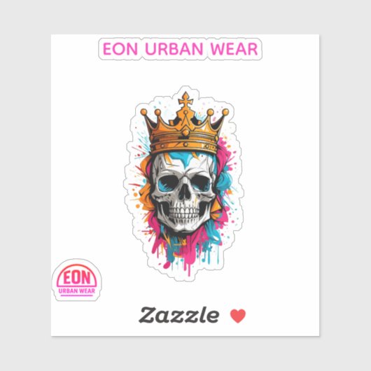 REY CALAVERA STICKER (Vel)