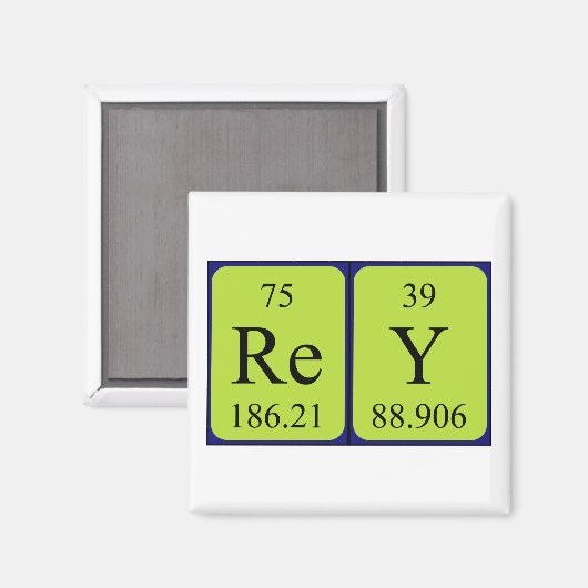 Rey periodieke table name magnet magneet (Voorkant / Achterkant)