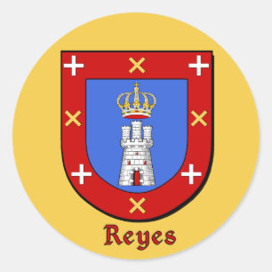 Reyes Family Shield Stickers