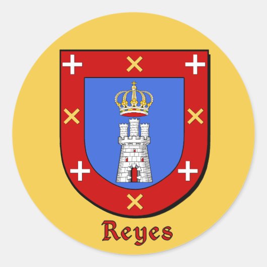 Reyes Family Shield Stickers (Voorkant)