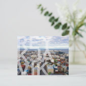 Reykjavík Cityscape BRIEFKAART (Staand voorkant)
