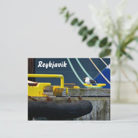 Reykjavik, IJsland briefkaart (Staand voorkant)