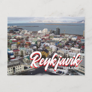 Reykjavik IJsland Briefkaart