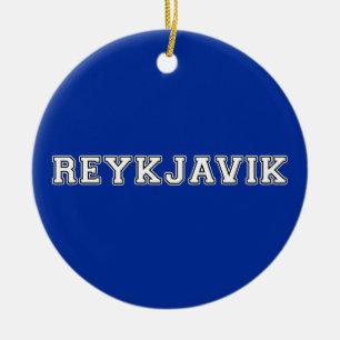 Reykjavik Ijsland Keramisch Ornament