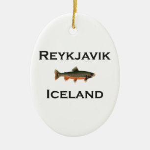 Reykjavik IJsland Keramisch Ornament